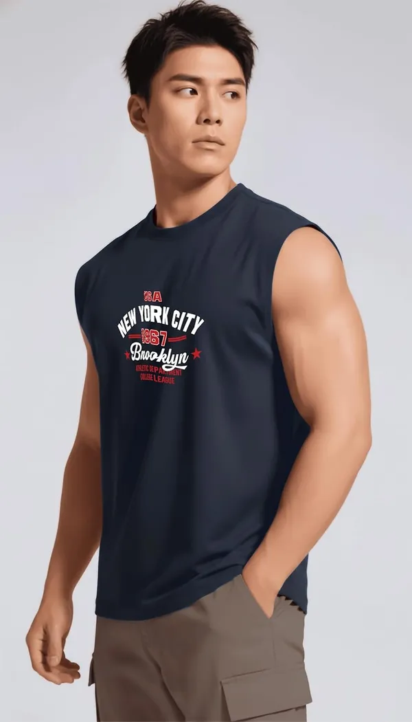 Navy_Sleeveless_Tank_Top_Premium_Cotton_Blend_Muscle_Fit_Gym_Vest_For_Men