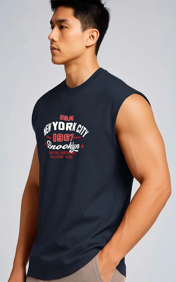 Navy_Sleeveless_Tank_Top_Premium_Cotton_Blend_Muscle_Fit_Gym_Vest_For_Men