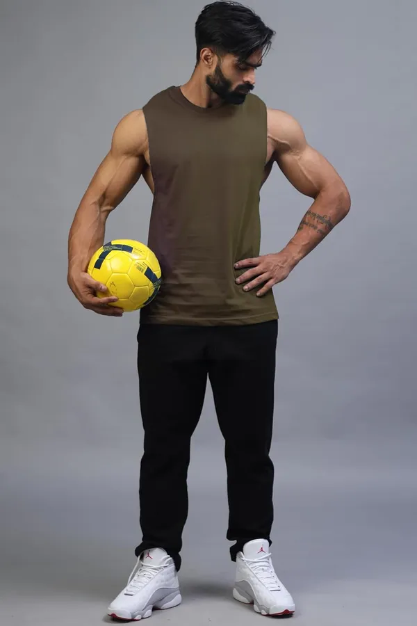 Dark_Green_Supper_Combed_Broad_Shoulder_Gold_Finish_Sleeveless_Deep_Arm_Cut_Cotton_Vest_For_Men