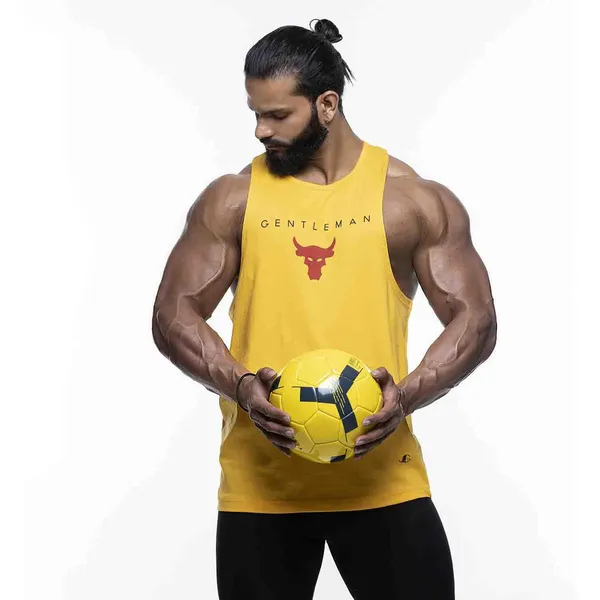 Yellow_Cotton_Printed_Loose_Fit_Vest_For_Men