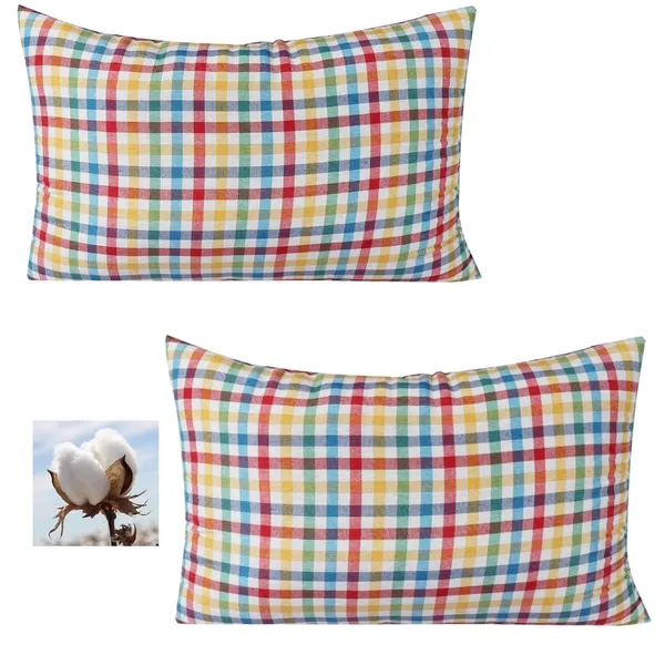 Homerz_Premium_Set_of_2_Organic_Kapas_Pillow,_Dense_Kapas_Filled_Pillow,_Firm,_16x24_inch_Standard_Size_(Set_of_2)