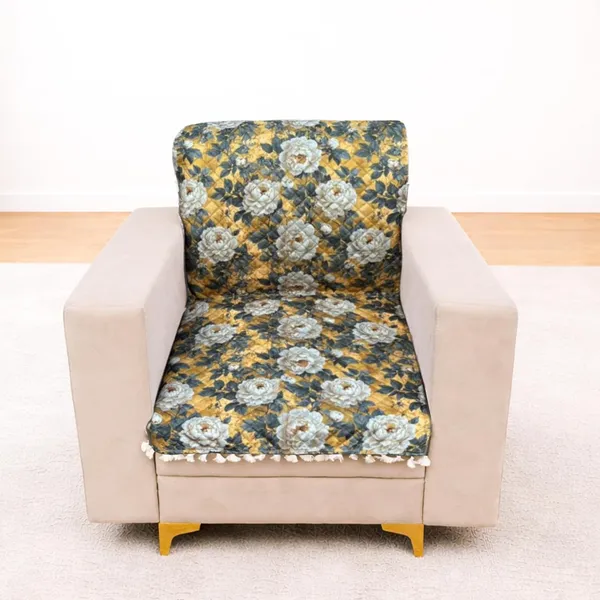 Homerz_Premium_1_Seater-Full_Printed_Quilted_Velvet_Sofa_Slip_Cover_Protector_with_Tassels_(Antique_Garden,_1_Seater-Full)