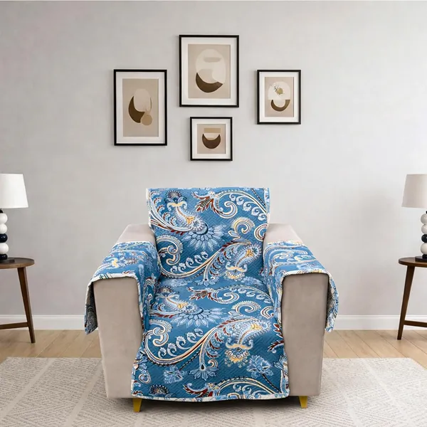 Homerz_Premium_1_Seater_Quilted_Reversible_Sofa_Cover_Mat_with_Pocket_Arms_|_Polyester_Blend_350_GSM_Full_Coverage_&_Back_Belt_for_Stability_(Floraya,_1_Seater)