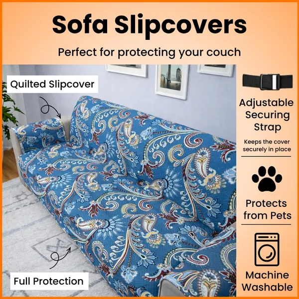 Homerz_Premium_1_Seater_Quilted_Reversible_Sofa_Cover_Mat_with_Pocket_Arms_|_Polyester_Blend_350_GSM_Full_Coverage_&_Back_Belt_for_Stability_(Floraya,_1_Seater)