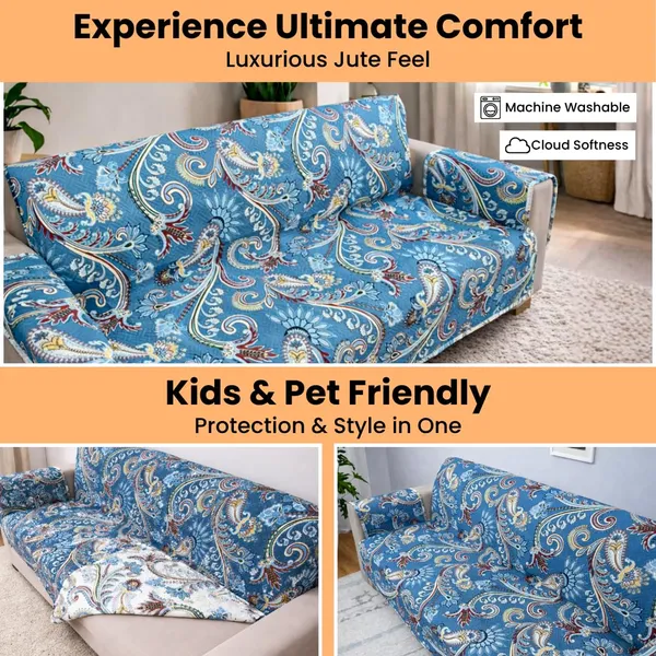 Homerz_Premium_1_Seater_Quilted_Reversible_Sofa_Cover_Mat_with_Pocket_Arms_|_Polyester_Blend_350_GSM_Full_Coverage_&_Back_Belt_for_Stability_(Floraya,_1_Seater)