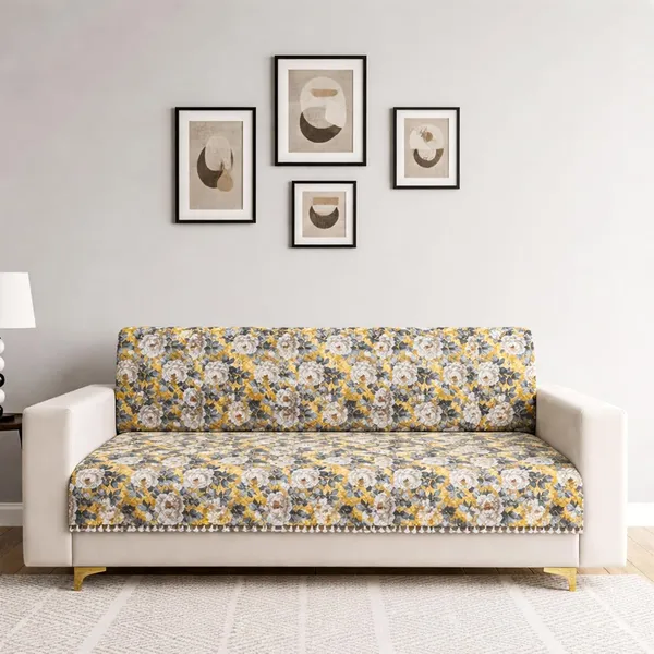 Homerz_Premium_2_Seater-Full_Printed_Quilted_Velvet_Sofa_Slip_Cover_Protector_with_Tassels_(Antique_Garden,_2_Seater-Full)