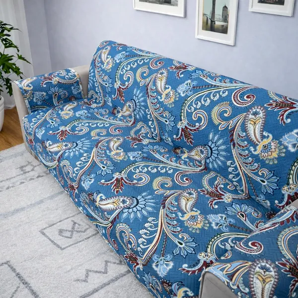 Homerz_Premium_2_Seater_Quilted_Reversible_Sofa_Cover_Mat_with_Pocket_Arms_|_Polyester_Blend_350_GSM_Full_Coverage_&_Back_Belt_for_Stability_(Floraya,_2_Seater)