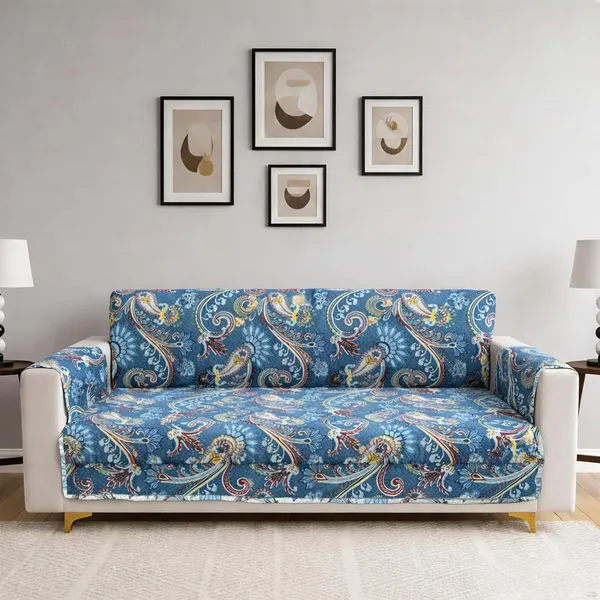 Homerz_Premium_3_Seater_Quilted_Reversible_Sofa_Cover_Mat_with_Pocket_Arms_|_Polyester_Blend_350_GSM_Full_Coverage_&_Back_Belt_for_Stability_(Floraya,_3_Seater)