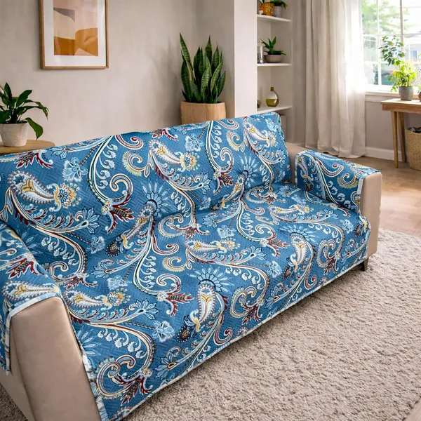 Homerz_Premium_3_Seater_Quilted_Reversible_Sofa_Cover_Mat_with_Pocket_Arms_|_Polyester_Blend_350_GSM_Full_Coverage_&_Back_Belt_for_Stability_(Floraya,_3_Seater)