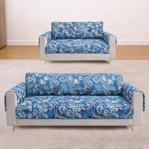 Homerz_Premium_5(3+2)_Seater_Quilted_Reversible_Sofa_Cover_Mat_with_Pocket_Arms_|_Polyester_Blend_350_GSM_Full_Coverage_&_Back_Belt_for_Stability_(Floraya,_5(3+2)_Seater)