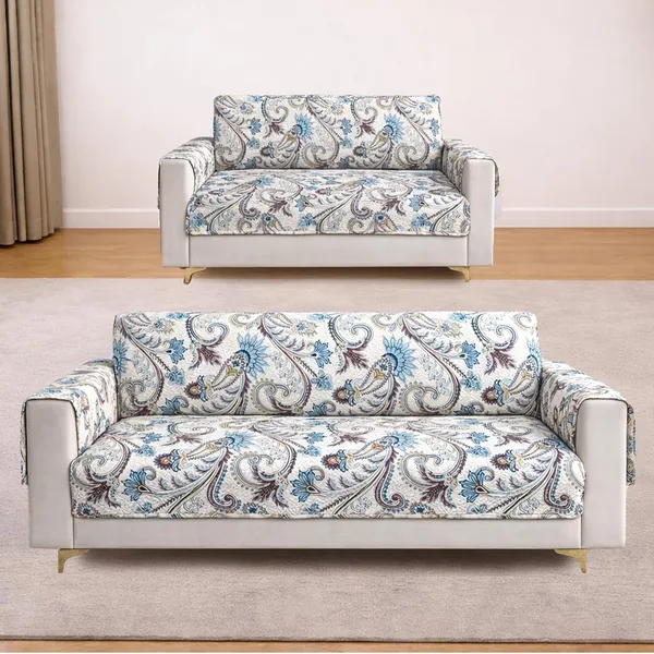 Homerz_Premium_5(3+2)_Seater_Quilted_Reversible_Sofa_Cover_Mat_with_Pocket_Arms_|_Polyester_Blend_350_GSM_Full_Coverage_&_Back_Belt_for_Stability_(Floraya,_5(3+2)_Seater)