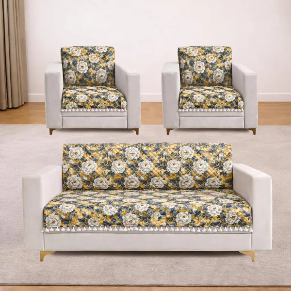 Homerz_Premium_5_(3+1+1)_Seater-_Full_Printed_Quilted_Velvet_Sofa_Slip_Cover_Protector_with_Tassels_(Antique_Garden,_5_(3+1+1)_Seater-_Full)