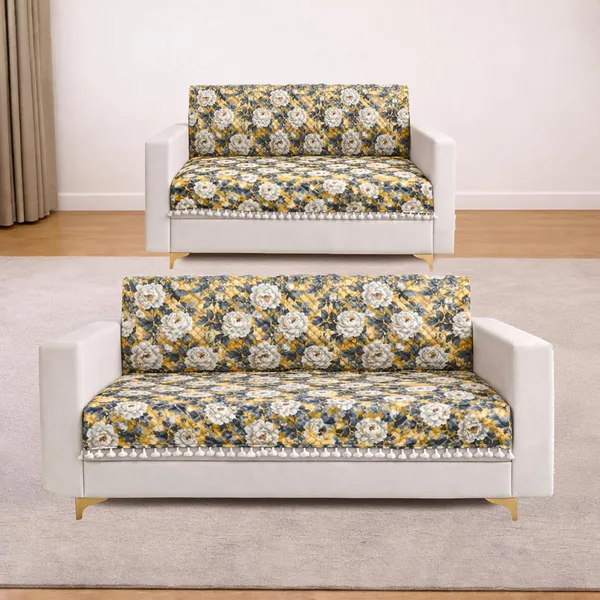 Homerz_Premium_5_(3+2)_Seater-_Full_Printed_Quilted_Velvet_Sofa_Slip_Cover_Protector_with_Tassels_(Antique_Garden,_5_(3+2)_Seater-_Full)
