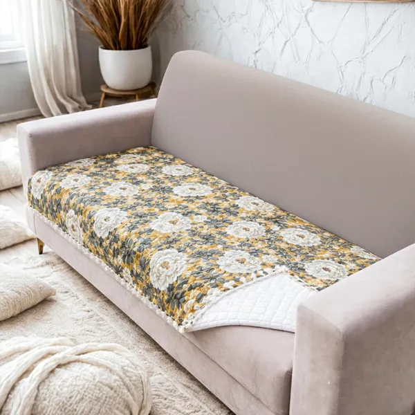 Homerz_Premium_5_(3+2)_Seater-_Half_Printed_Quilted_Velvet_Sofa_Slip_Cover_Protector_with_Tassels_(Antique_Garden,_5_(3+2)_Seater-_Half)