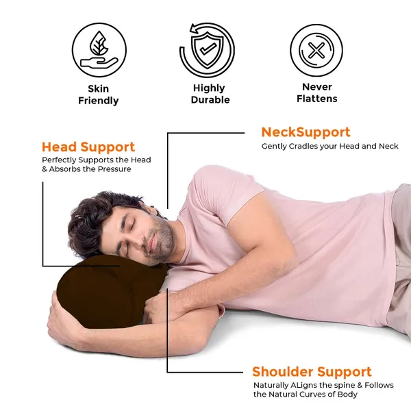 Homerz_Premium_Foam_Bolster,_Extra_Firm,_20x9x9_inch_Size,_Velvet_Cover,_Perfect_for_Back_Support