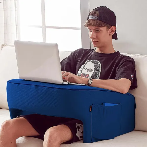 Homerz_Premium_Soft_Lap_Desk_Pillow_for_Adult,_Extra_Large_Reading_Pillow_with_Pocket,_Arm_Rest_Pillow,_Memory_Foam_Bed_Rest_Pillow_can_Reading,_Working_in_Bed_Floor_Sofa