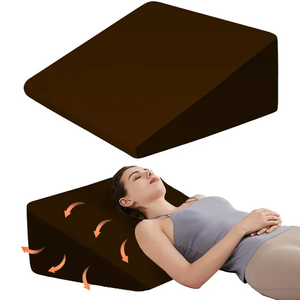 Homerz_Wedge_Pillow_Memory_Foam_|_2_Years_Warranty_|_Orthopedic_Wedge_Cushion_for_Back_Support,_Sleeping,_Leg_Elevator,_Pregnancy,_GERD,_Anti_Snoring