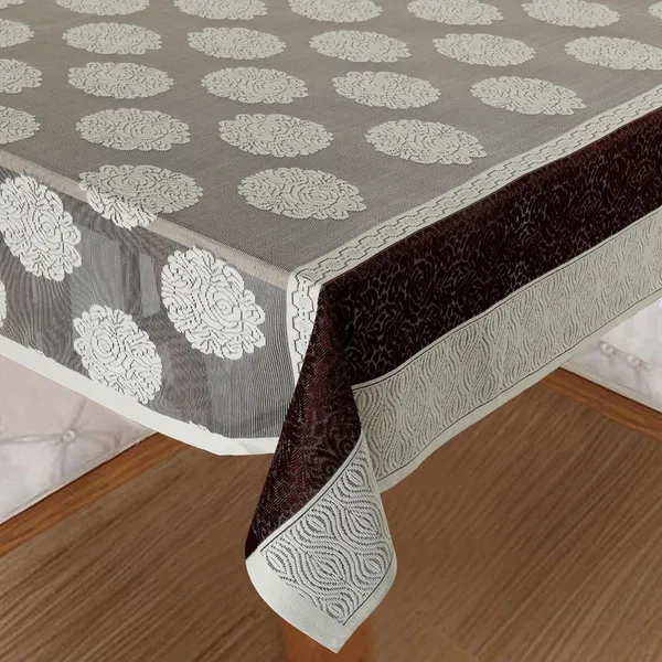 Homerz_Premium_Cotton_Table_Cloth,_Thick_Meterial_Table_Cover_Gulmohar_coffee