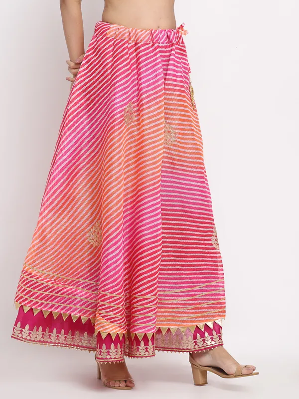 Pink_Cotton_Doriya_Gota_Patti_Work_Long_Skirt_For_Women
