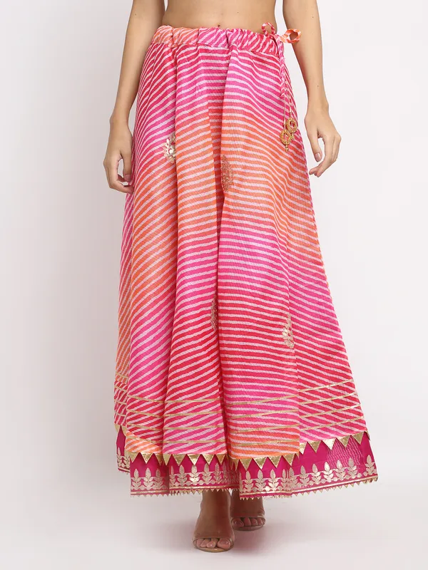 Pink_Cotton_Doriya_Gota_Patti_Work_Long_Skirt_For_Women