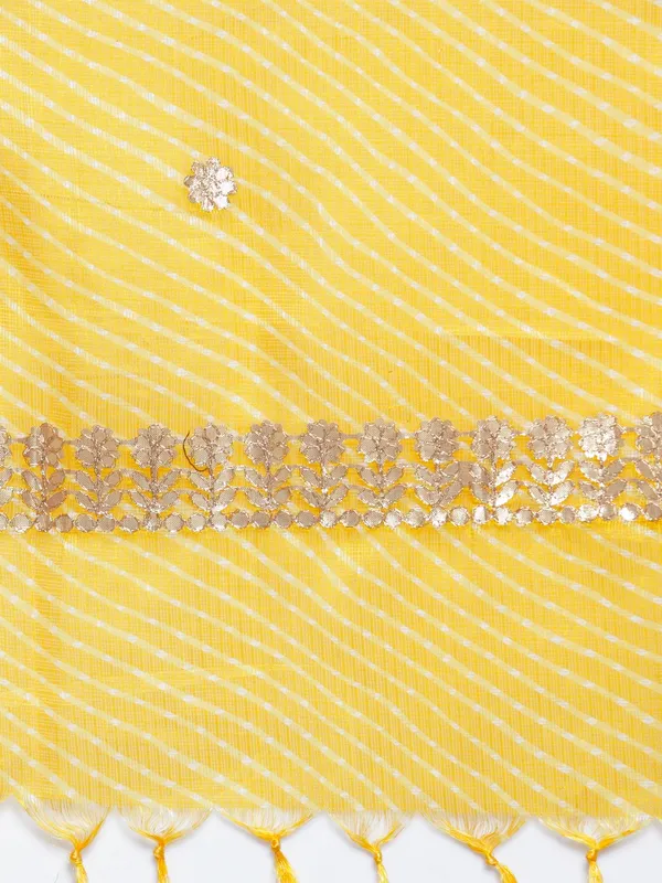 Yellow_Cotton_Doriya_Gota_Patti_Dupatta