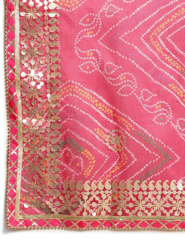 Magenta_Cotton_Kota_Doriya_Gota_Patti_Work_Dupatta