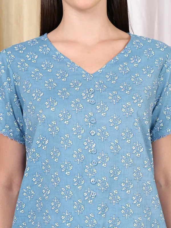 Blue_Cotton_Printed_Casual_Co-Ords_For_Women