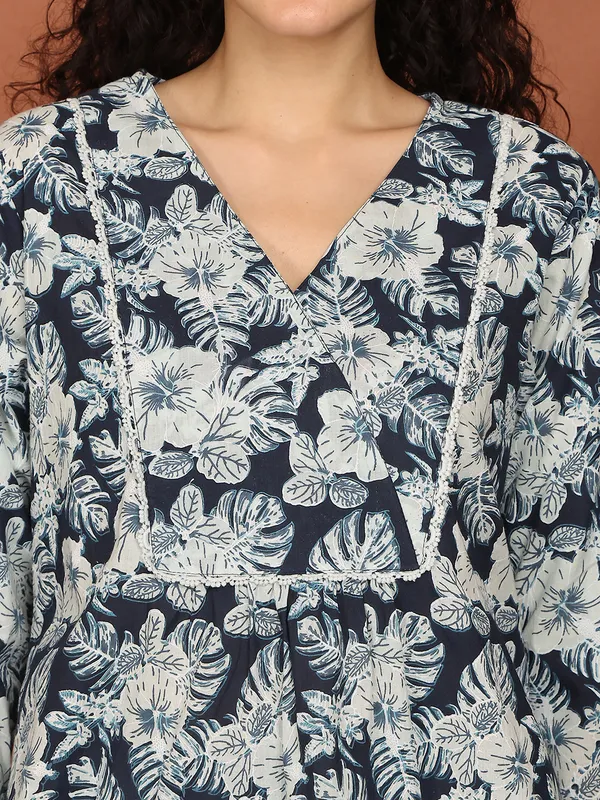 Navy_Blue_Cotton_Printed_Casual_Co-Ords_For_Women