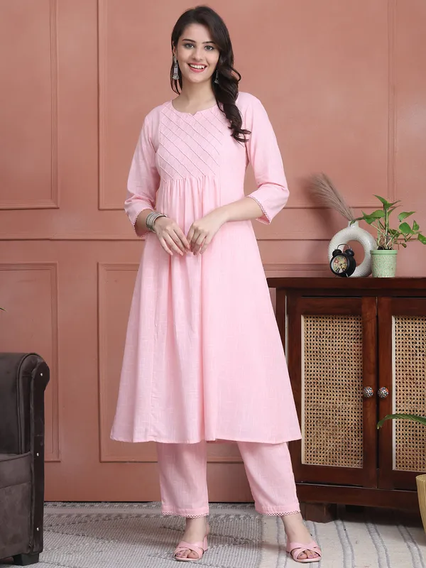 Pink_Cotton_Embroidered_Casual_Kurta_Sets_For_Women