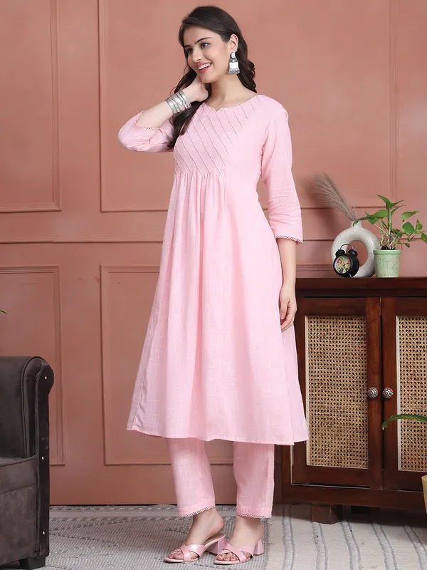 Pink_Cotton_Embroidered_Casual_Kurta_Sets_For_Women