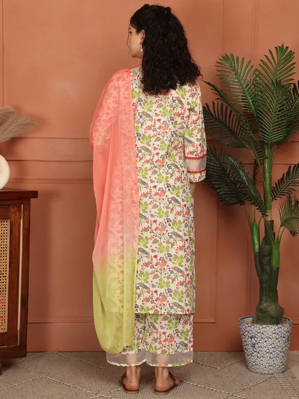 White_Cotton_Printed_Casual_Kurta_Sets_For_Women