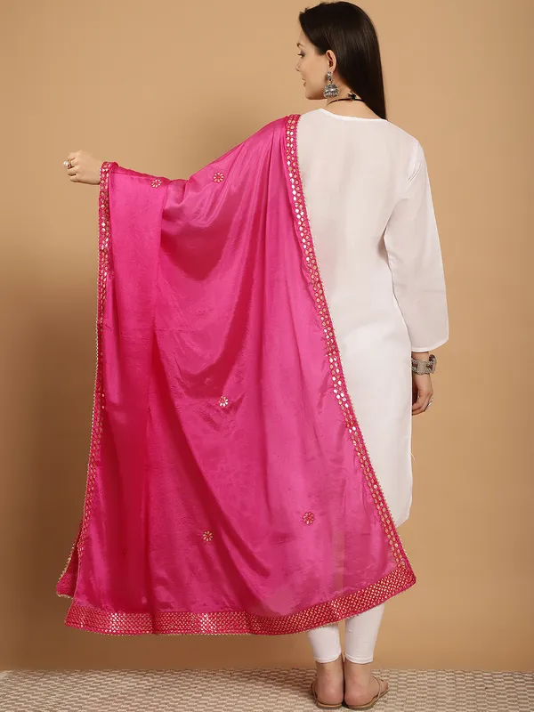 Pink_Crepe_Gota_Patti_Work_Ethnic_Dupatta