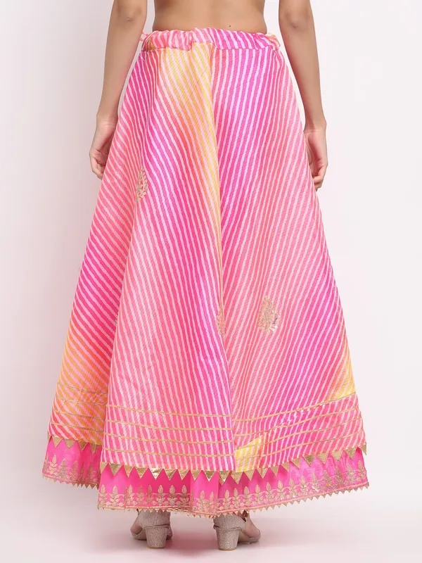 Pink_Cotton_Doriya_Gota_Patti_Work_Long_Skirt_For_Women