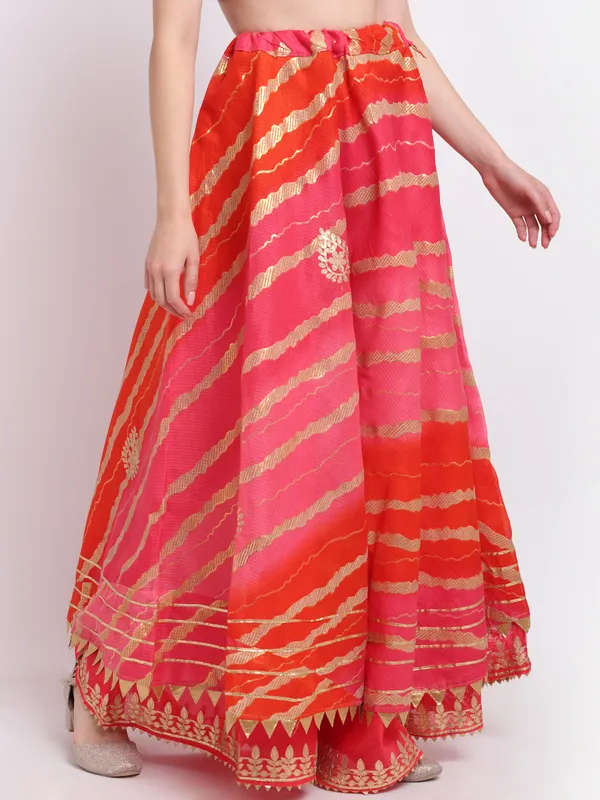 Pink_Cotton_Kota_Doriya_Gota_Patti_Work_Skirt_For_Women