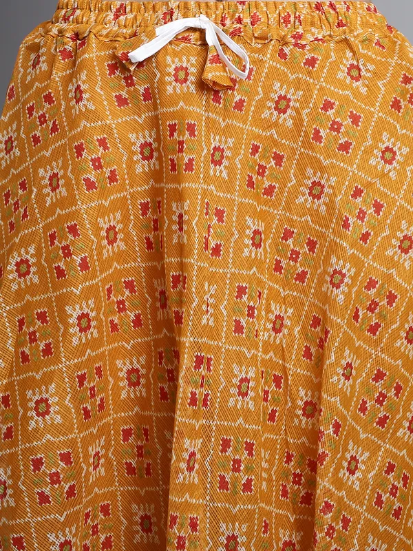 Mustard_Cotton_Kota_Doriya_Printed_Casual_Skirt_For_Women