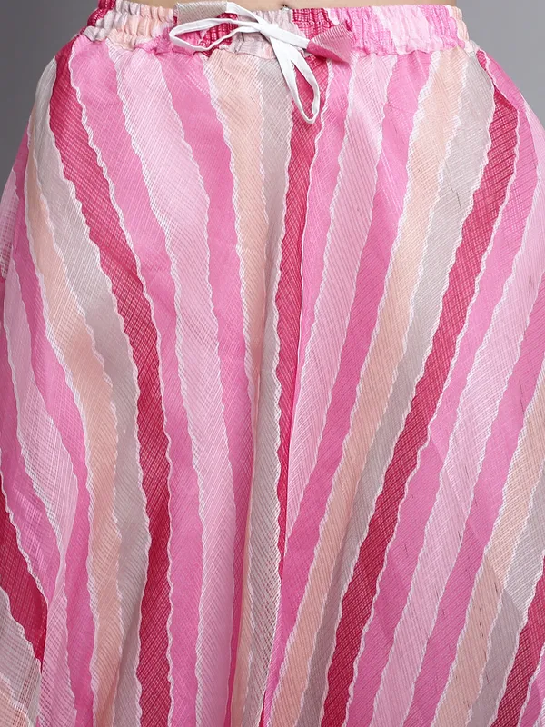 Pink_Cotton_Kota_Doriya_Printed_Casual_Skirt_For_Women