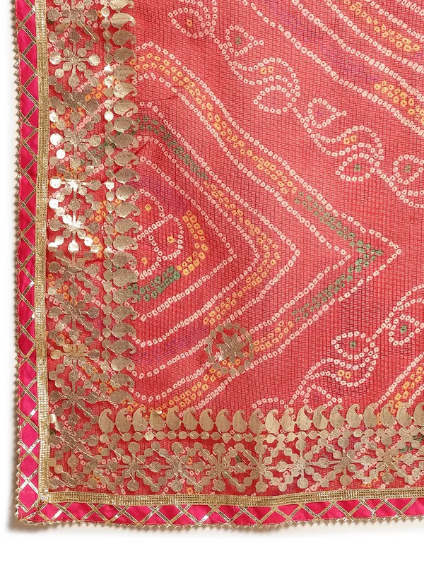 Red_Cotton_Kota_Doriya_Gota_Patti_Work_Dupatta