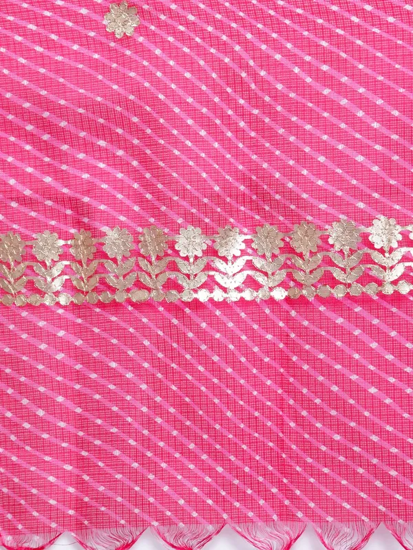 Magenta_Cotton_Doriya_Gota_Patti_Dupatta