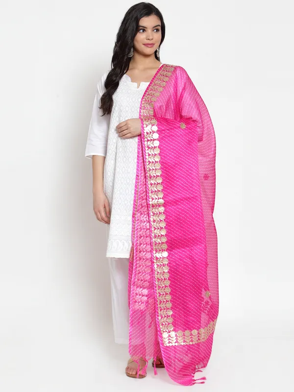 Pink_Cotton_Doriya_Gota_Patti_Dupatta