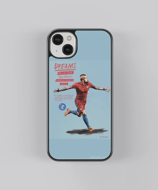 Arturo_Vidal_#8_Glossy_Metal_Tpu_Case