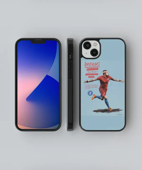 Arturo_Vidal_#8_Glossy_Metal_Tpu_Case