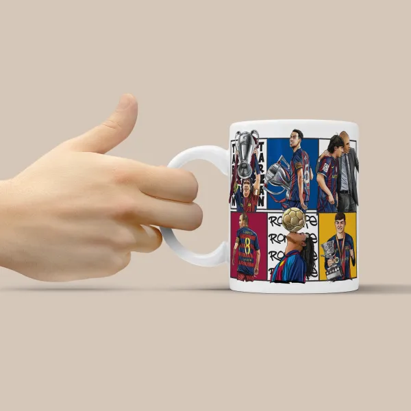 Barca_FC_Dream_Team_3D_Doodle_Art_Mug