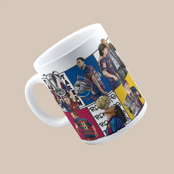 Barca_FC_Dream_Team_3D_Doodle_Art_Mug