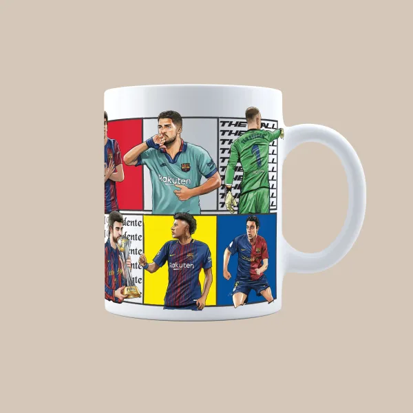 Barca_FC_Dream_Team_3D_Doodle_Art_Mug