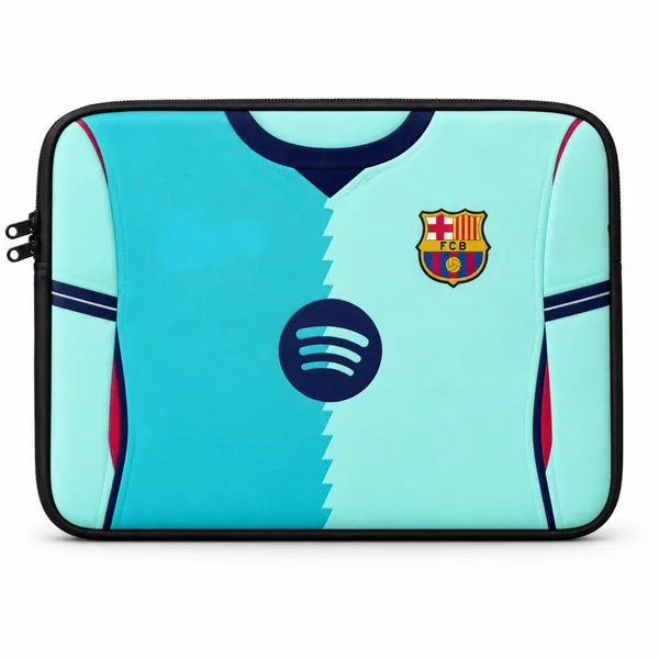 Barca_Third_Jersey_to_Sleeve™_–_Custom_Football_Jersey_Laptop_Sleeve