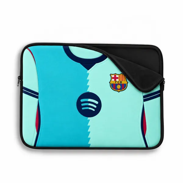 Barca_Third_Jersey_to_Sleeve™_–_Custom_Football_Jersey_Laptop_Sleeve