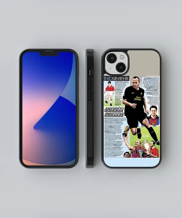 Biographic_Andres_Iniesta_Glossy_Metal_Tpu_Case