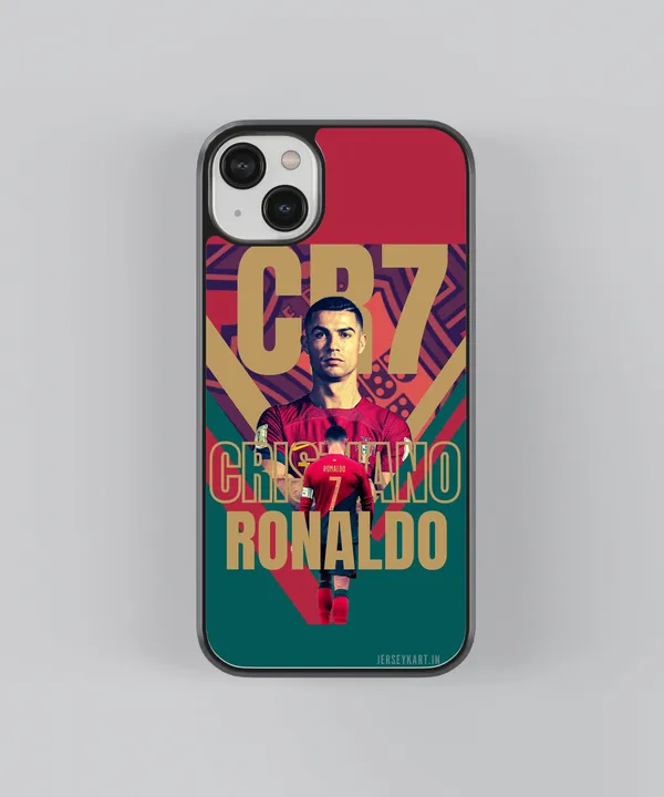 Maroon_&_Green_Cr7_Cristiano_Ronaldo_Glossy_Metal_Tpu_Case