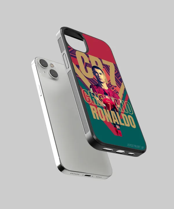 Maroon_&_Green_Cr7_Cristiano_Ronaldo_Glossy_Metal_Tpu_Case