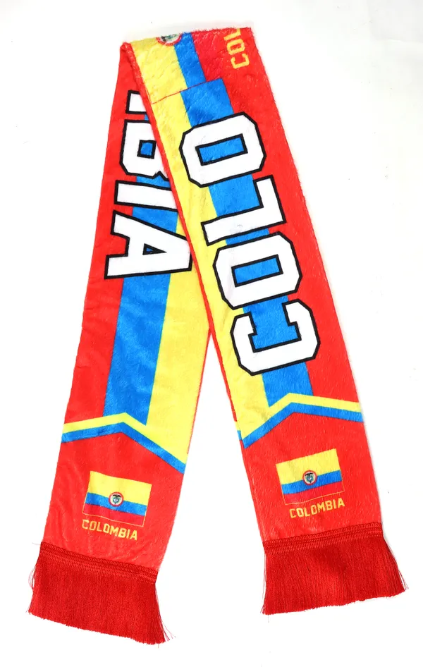 Colombia_Premium_Scarf_??Soft_Polyester_Matchday_Supporter_Scarf_with_Team_Colors